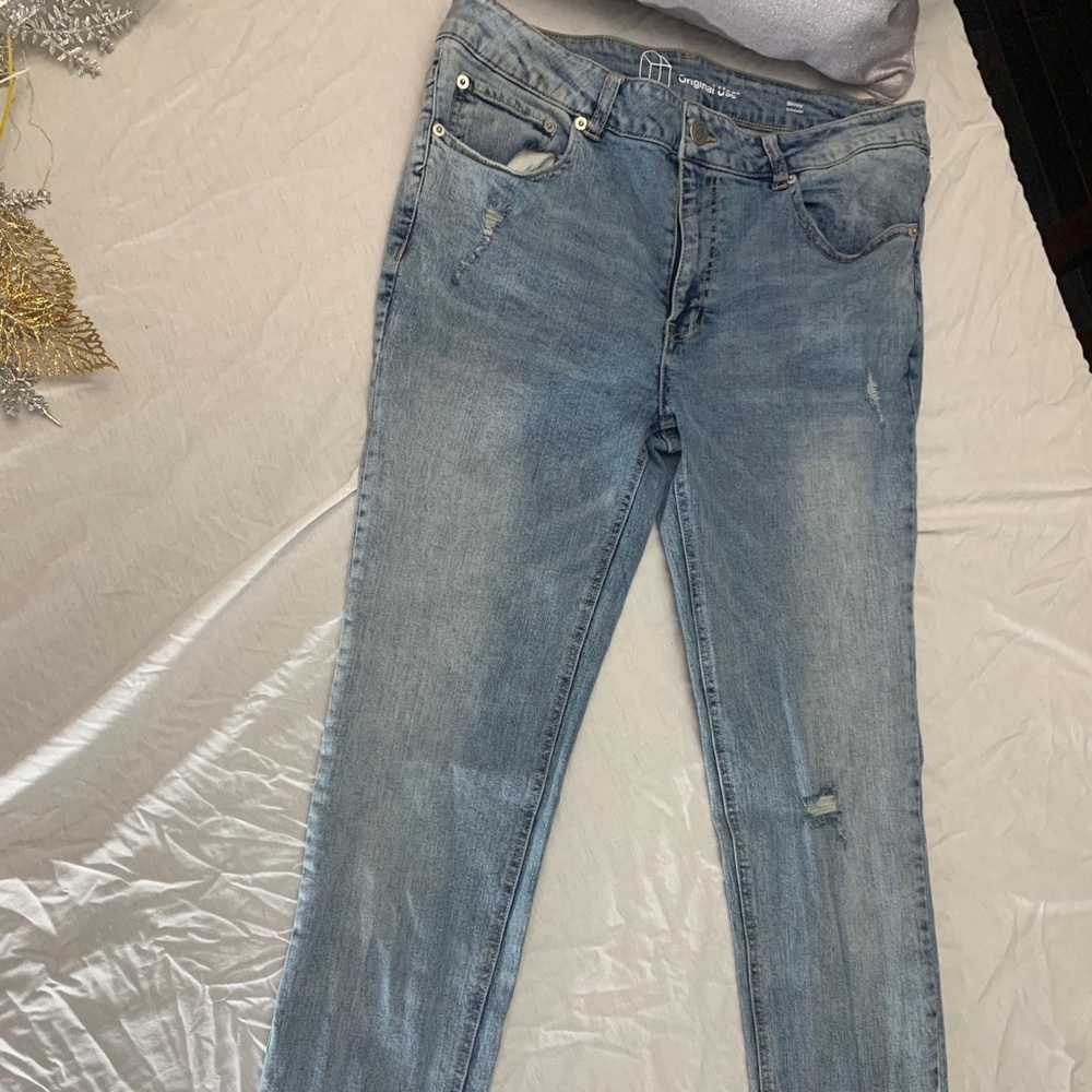 Light blue jeans